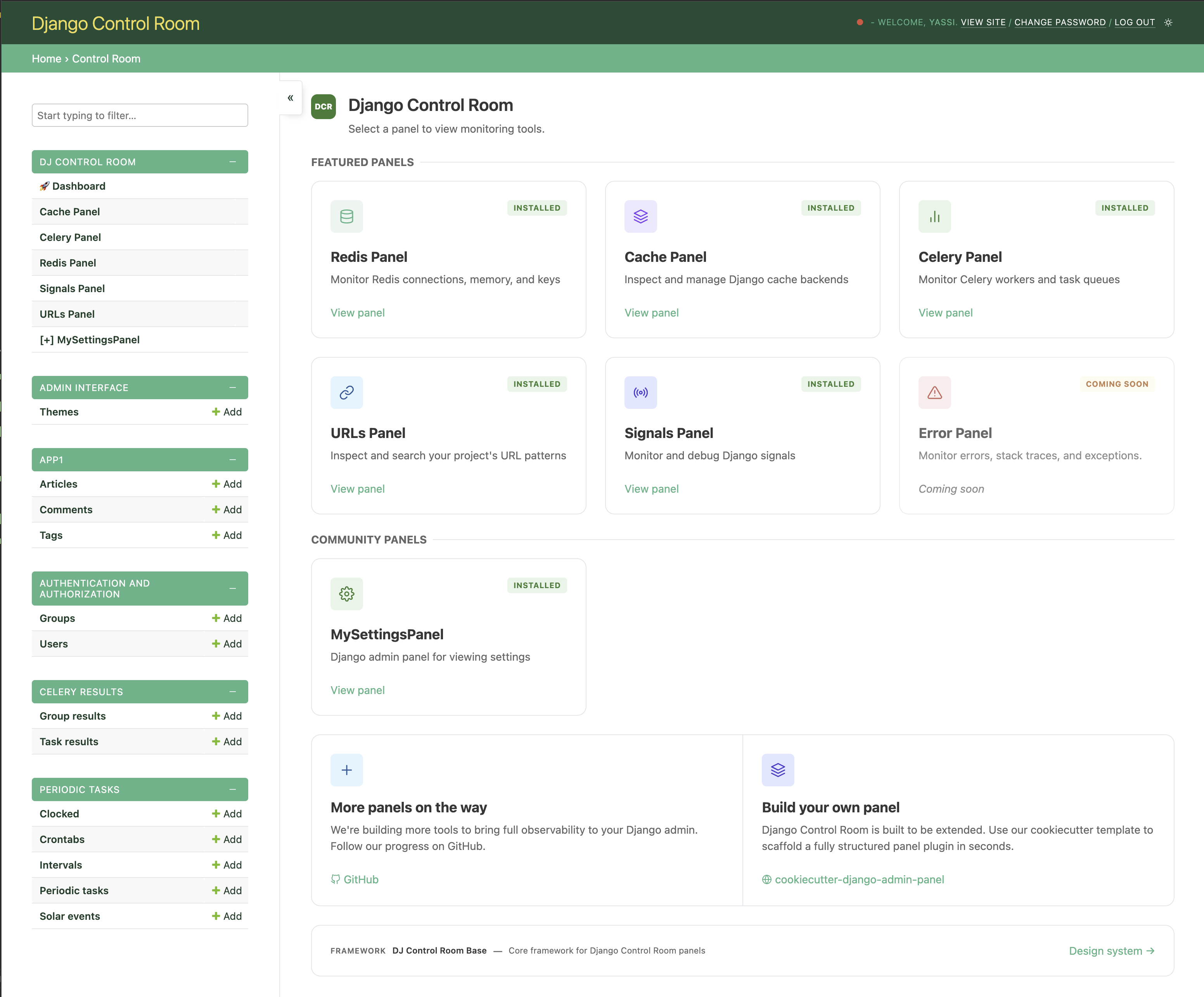 Django Admin Interface